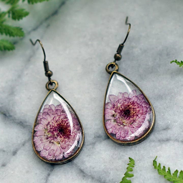September Birth Flower Earrings for wholesale by The Pretty Pickle