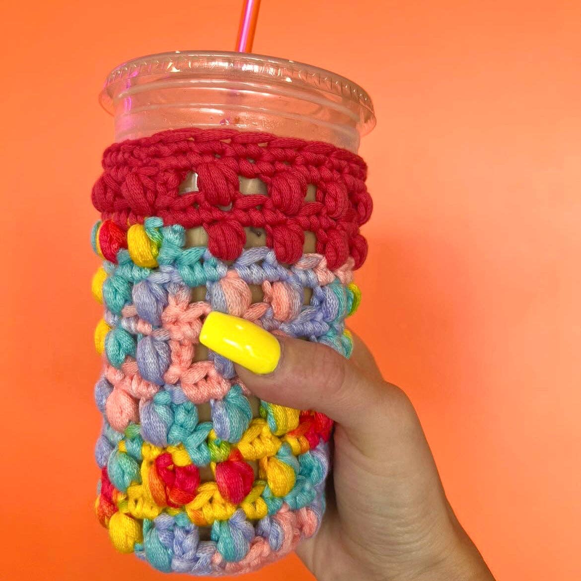 The Cozy Tangerine - Wholesale Drink Huggers & Koozies - Iced Coffee Cozy | Beverage Koozie | Iced Drink Hugger14