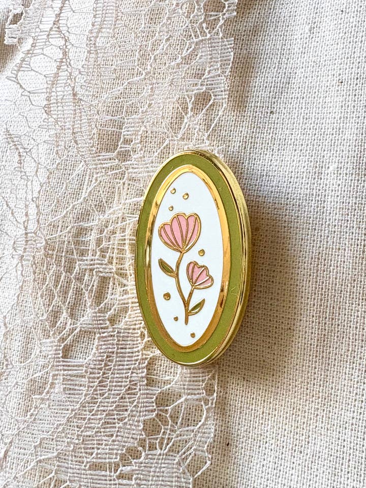 Emaille-Pin Blumen für den Großhandel von Nikki Dotti