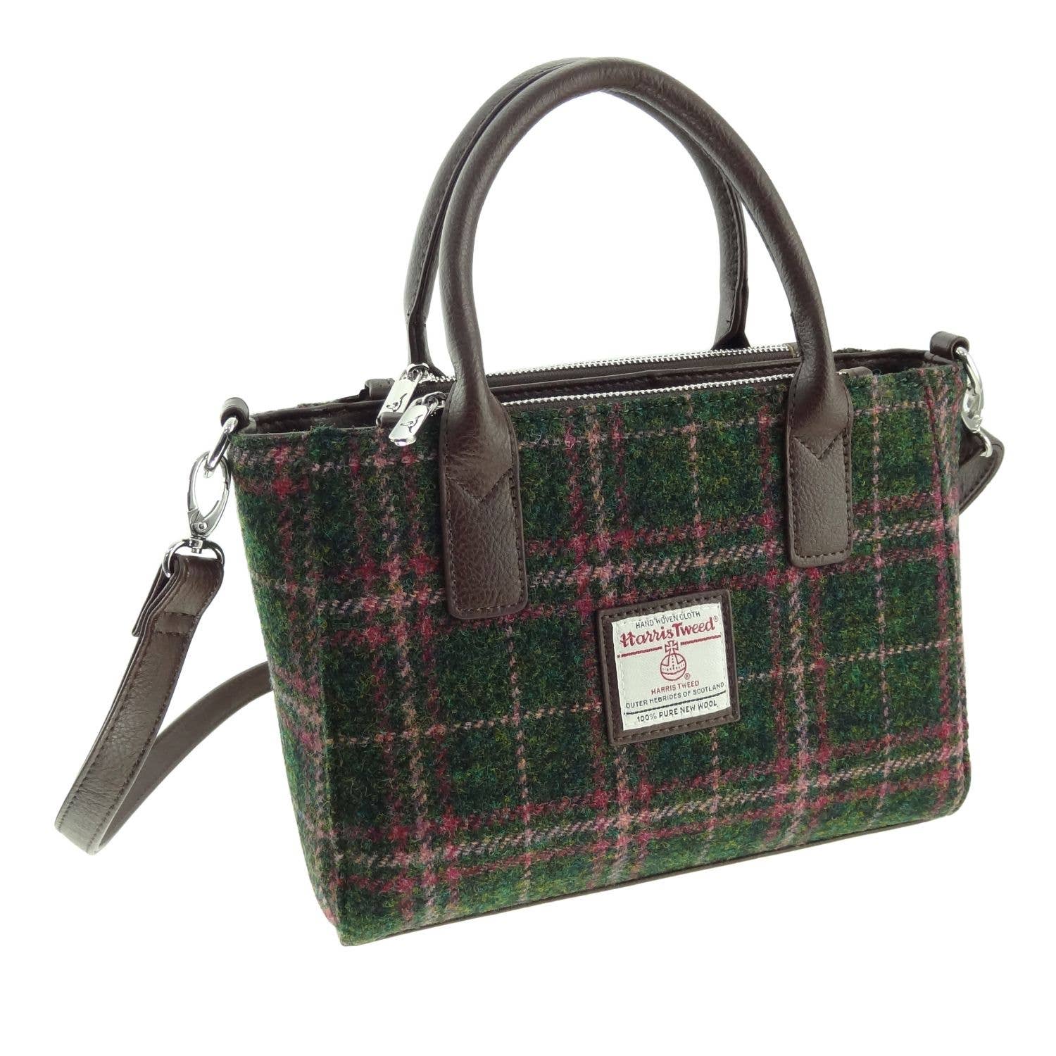 Glen Appin Of Scotland - Wholesale Tote Bag - Women's - LB1228 Harris Tweed 'Brora' Small Tote15