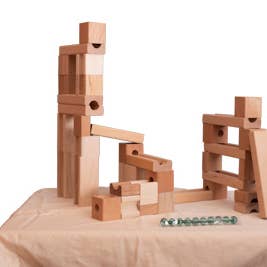 TEDCO Toys - Wholesale Wood Toy - Kids - TEDCO's Block and Marbles Run- Made in the USA6