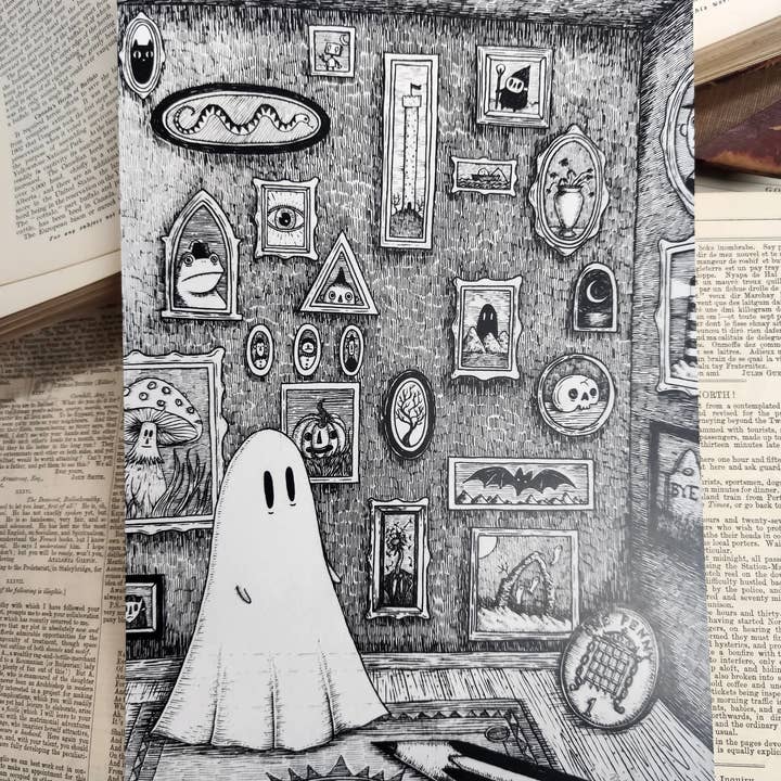 Jon Turner Illustration - Wholesale Art Print - In My Room- Ghost Gallery Art Print
