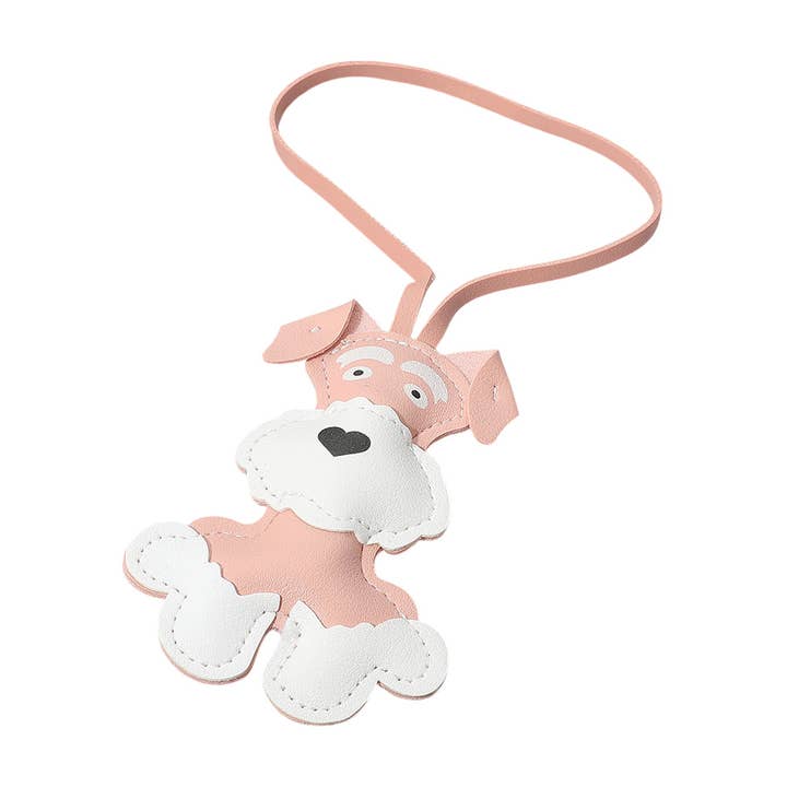 Sensibling Corp. - Wholesale Purse/Bag Accessory - Women's - Faux Leather Adorable Dog Bag Charm6