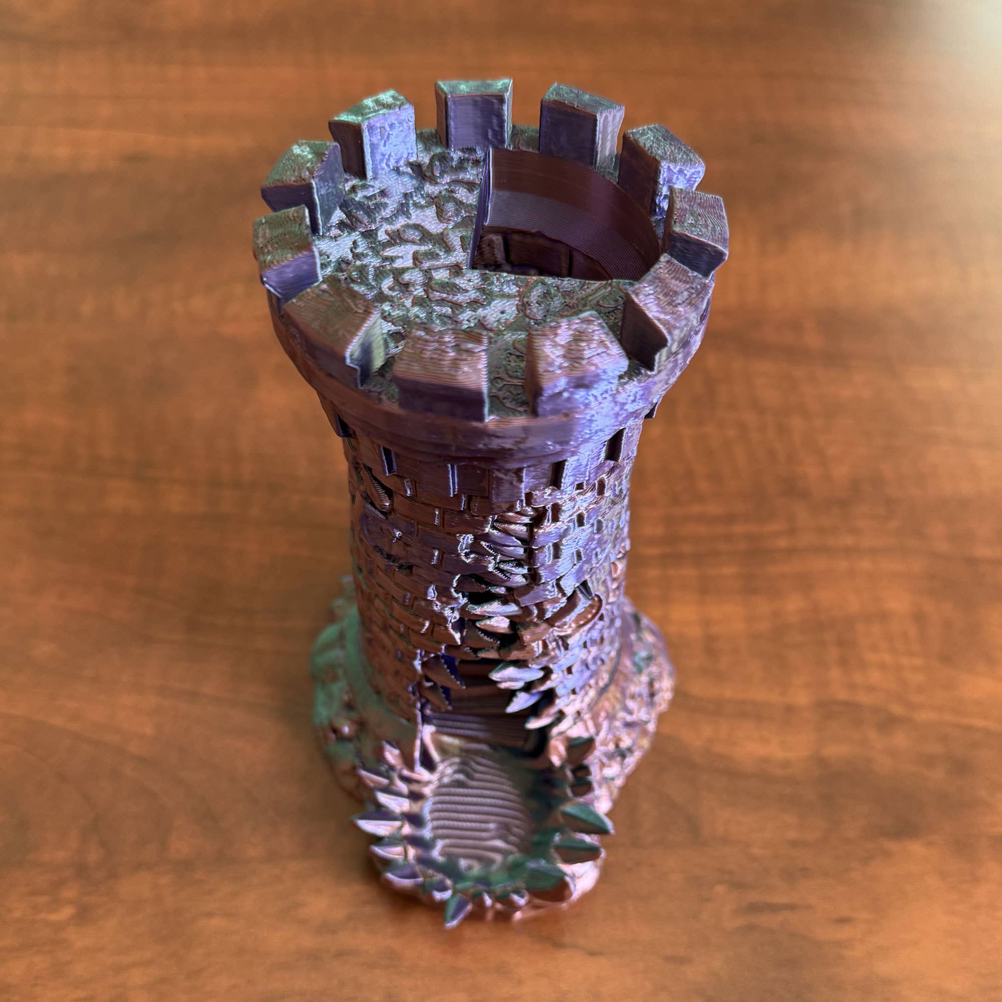 American Carver LLC – wholesale Dice – Mimic Dice Tower | TTRPG, D&D, Pathfinder, CoC6