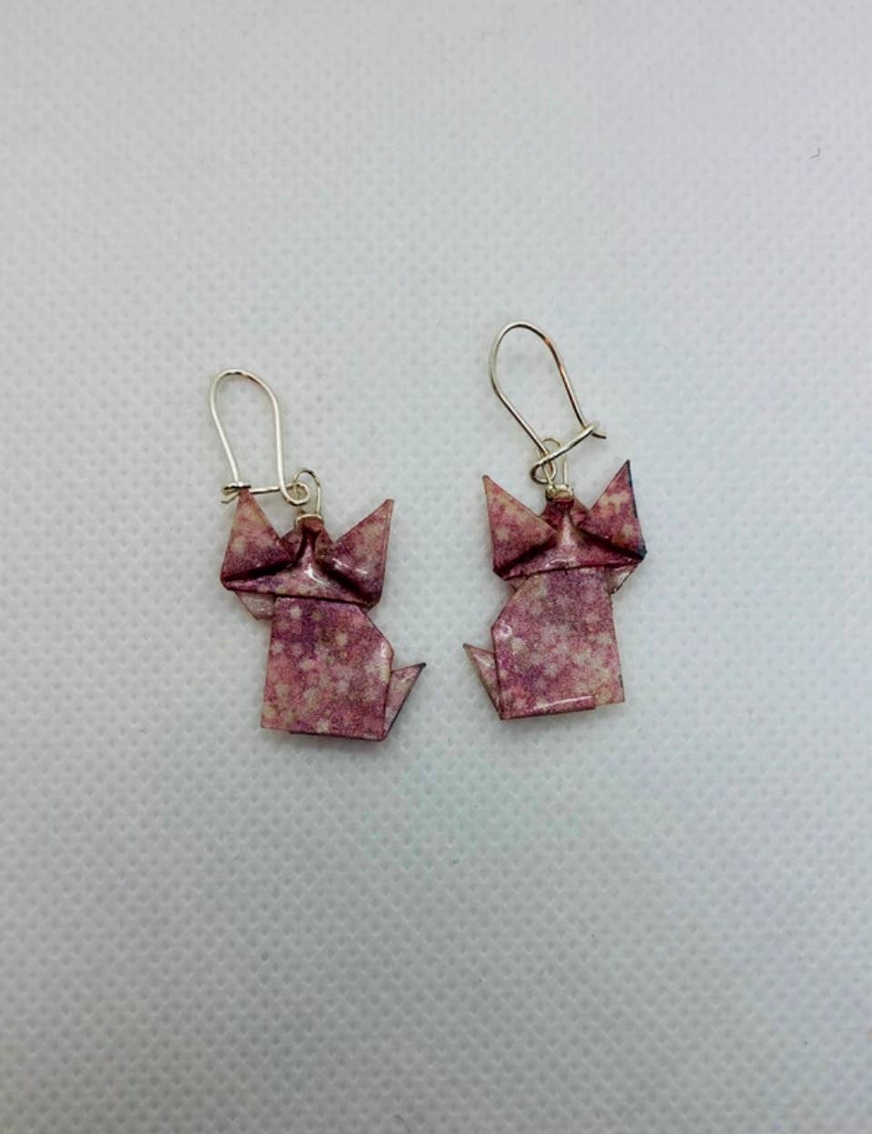 L'éco maison décoration - Wholesale Dangle Earrings - Origami cat earrings9