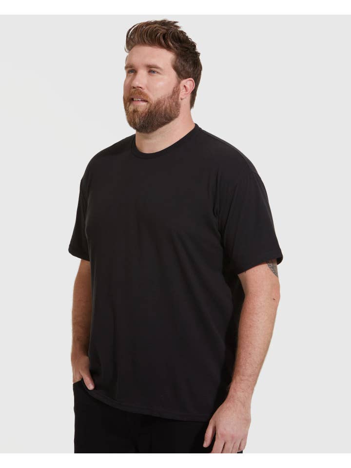 True Classic - Wholesale T-Shirt - Men's - Short Sleeve T-Shirt | Crew Neck | Black