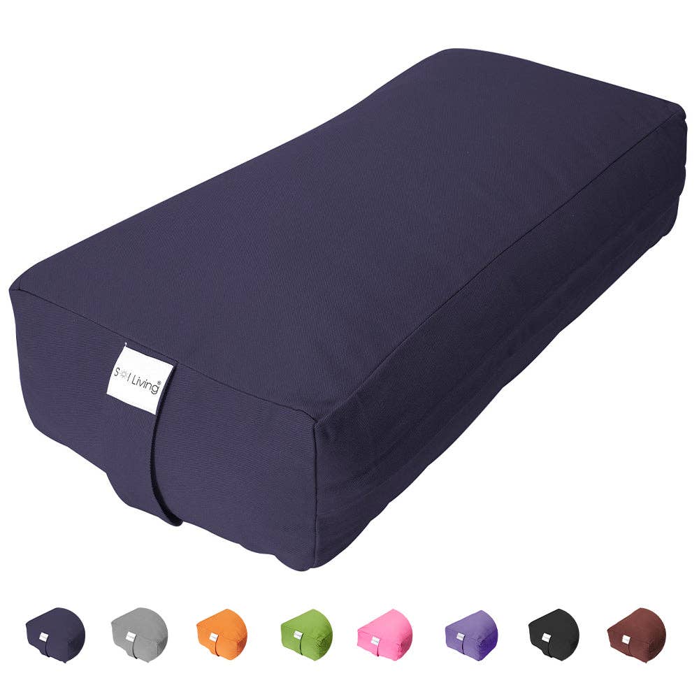 Sol Living - Wholesale Yoga Block/Bolster - Cotton Rectangular Yoga Bolster Cushion12