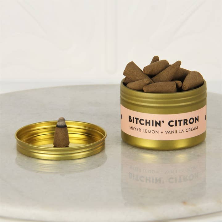 Charleston & Harlow Candle Co. – wholesale Incense – Bitchin' Citron Incense Cones