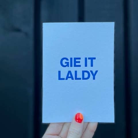 Little Paper Soul – wholesale Everyday greeting card – Gie It Laldy
