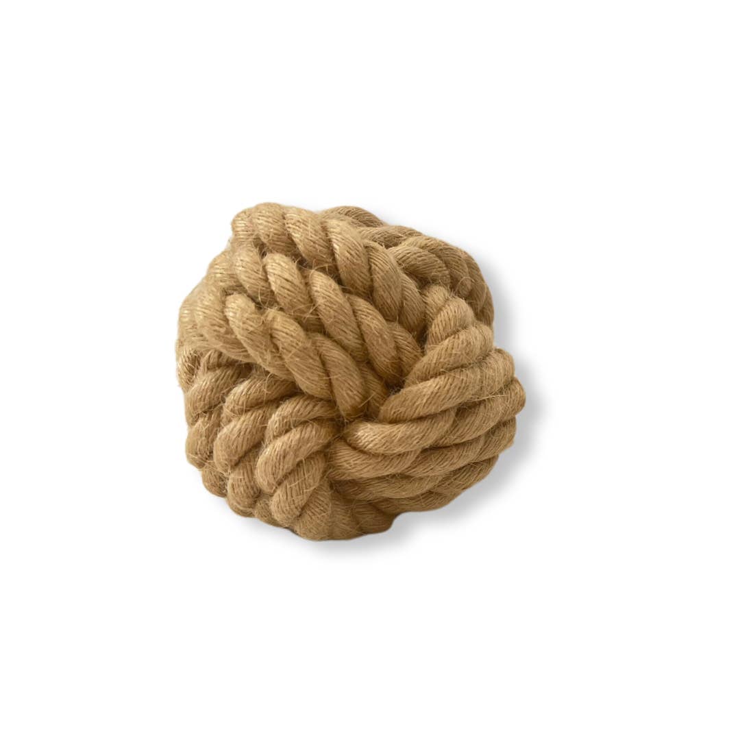 Monli Handcrafted Pet Toys - Wholesale Pet Dental Toy - Dog - Handcraft Hemp Rope Ball For Pets| Dog, Cat, Bird Toy