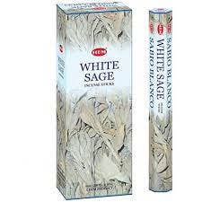 Ancientveda - Wholesale Incense - WHITE SAGE HEM HEXAGONAL INCENSE STICKS