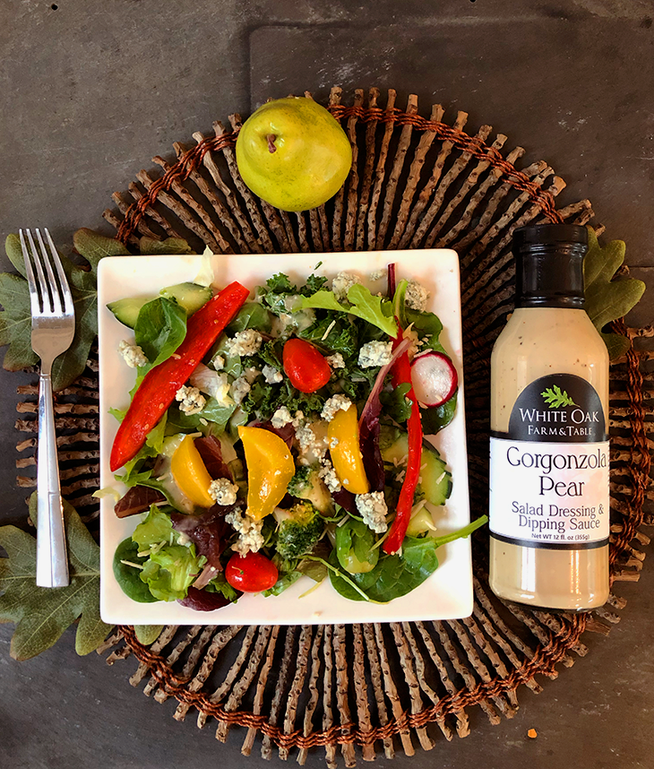 White Oak Farm & Table - Wholesale Salad Dressing - Gorgonzola Pear Salad Dressing AVOCADO OIL!!!3