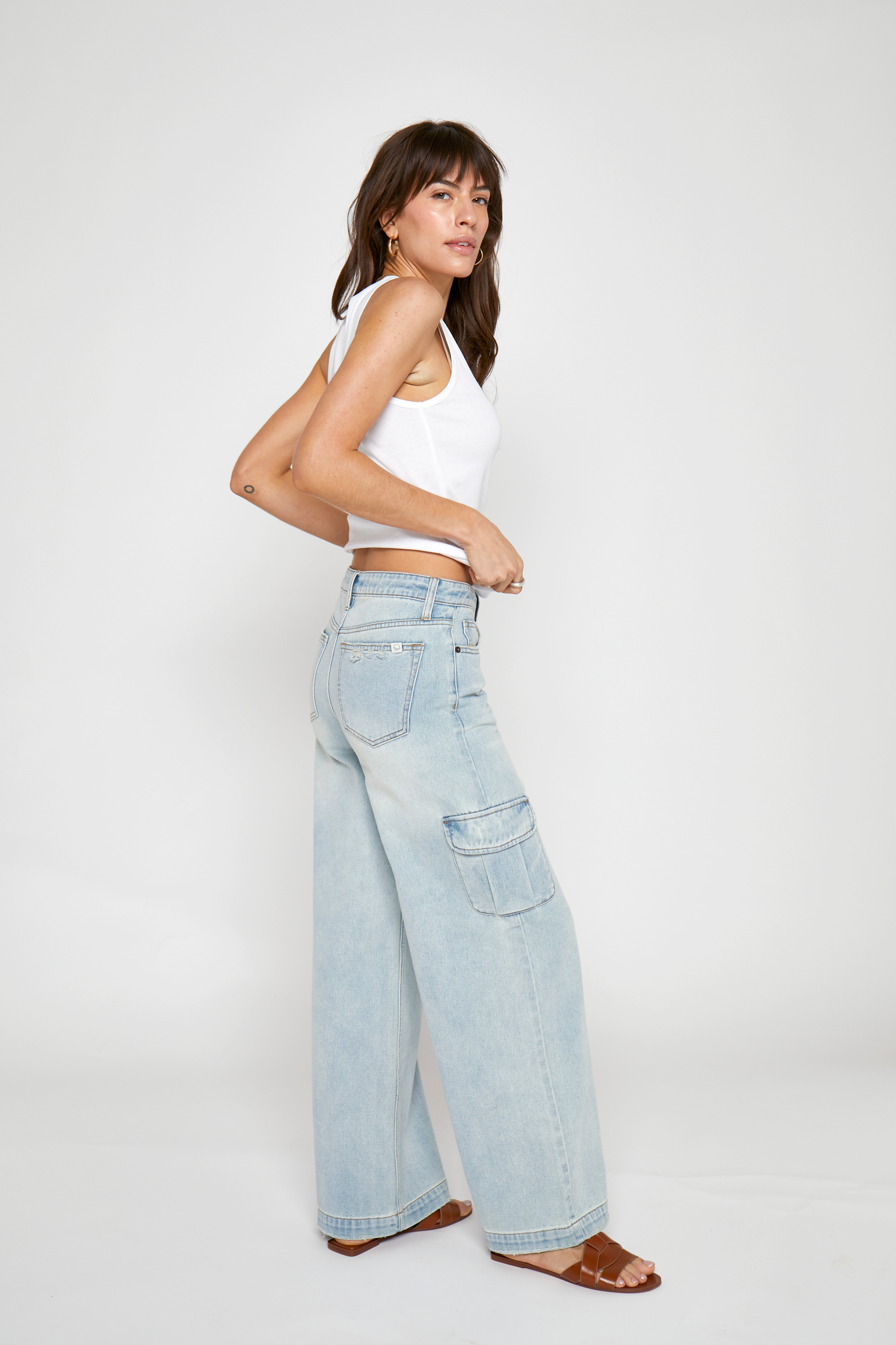 Madison Cargo Mid Rise Jean, Hotel California  for wholesale on Faire2