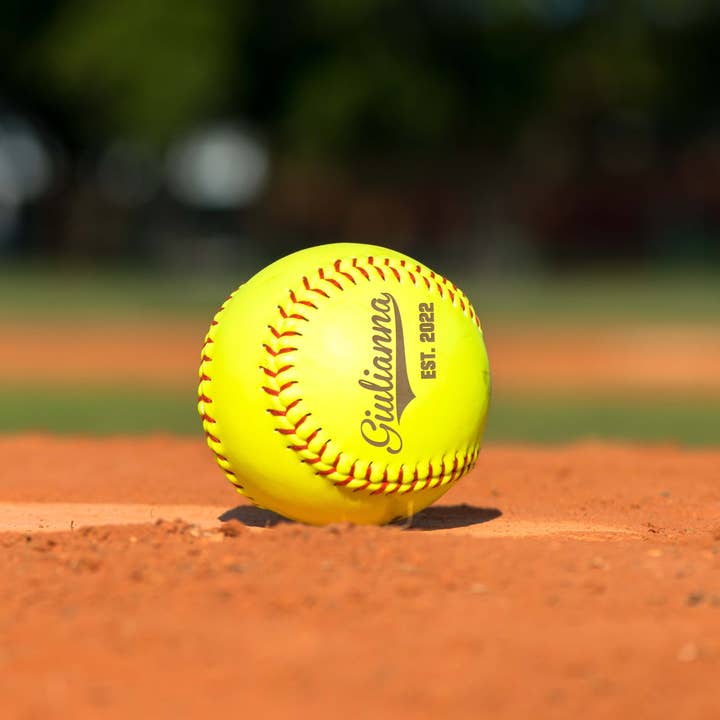 Etchey - Venta al por mayor Balón/pelota - Softbol de cuero personalizado | Bate cruzado de sóftbol