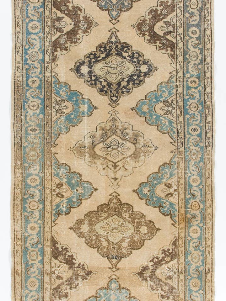 Tapete de corredor Oushak turco vintage 5x12,2 pés para corredor por atacado de Rug Specialist LLC.