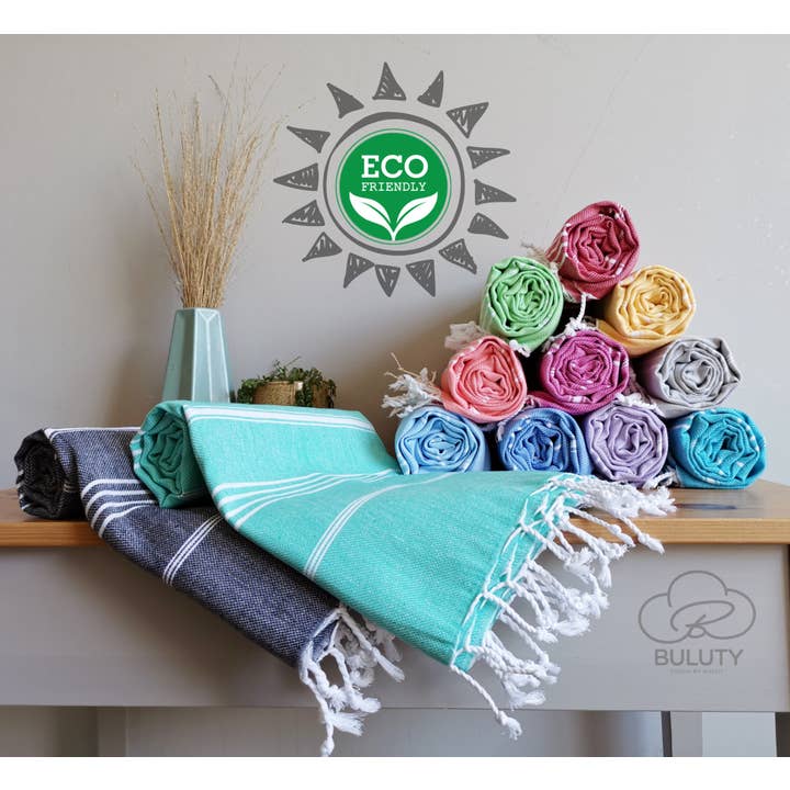 Buluty - Wholesale Beach Towel - Soft Turkish Beach Towel ,Sand Free, Quick Dry, Hammam Towel