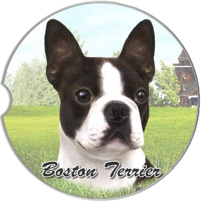 Boston Terrier Car Coaster for wholesale by E&S Pets