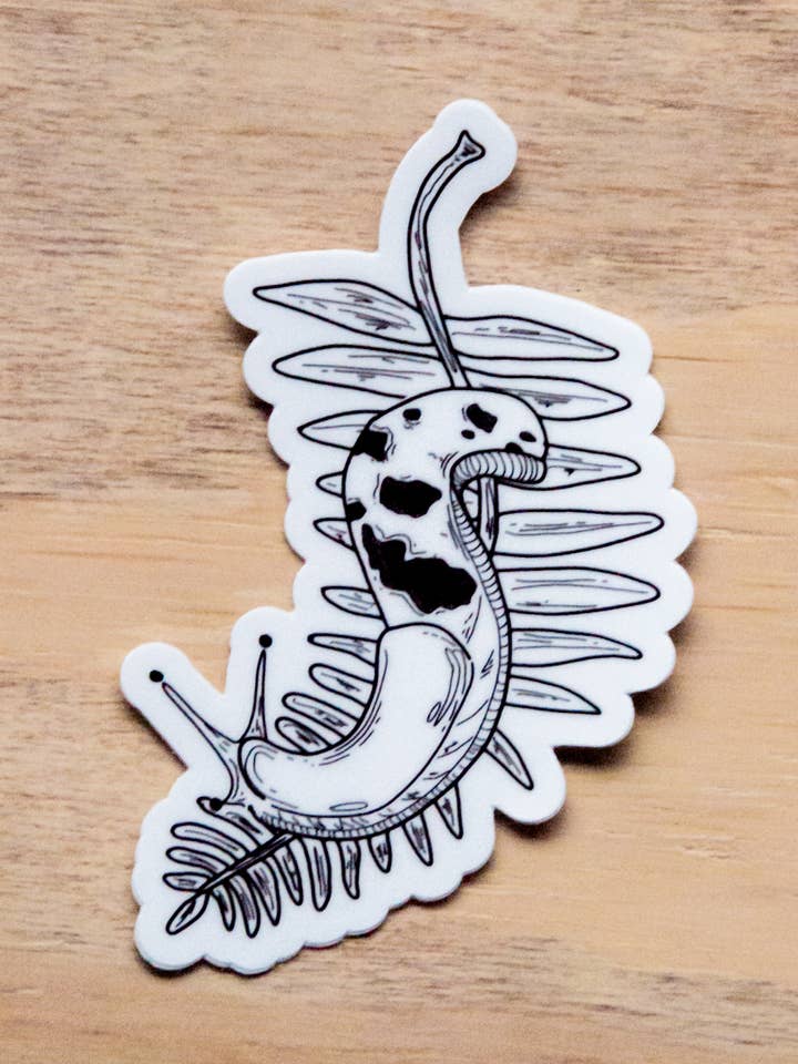Waterproof Vinyl Sticker - Banana Slug for wholesale by K'oastal Mixed Media