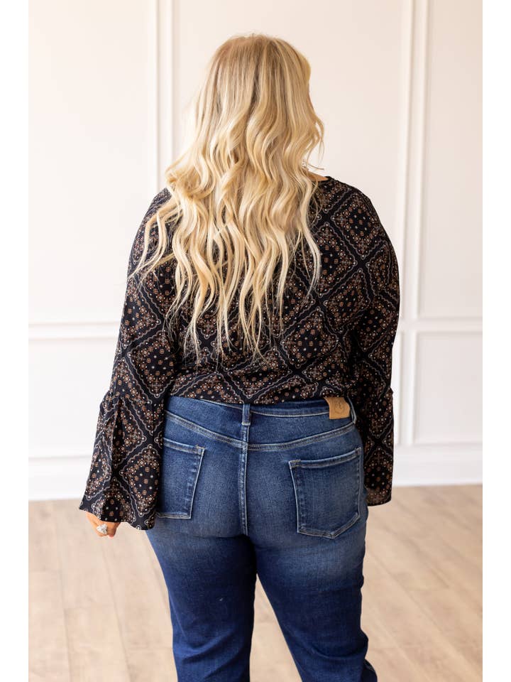 Chic Chick Top, Black for wholesale on Faire5