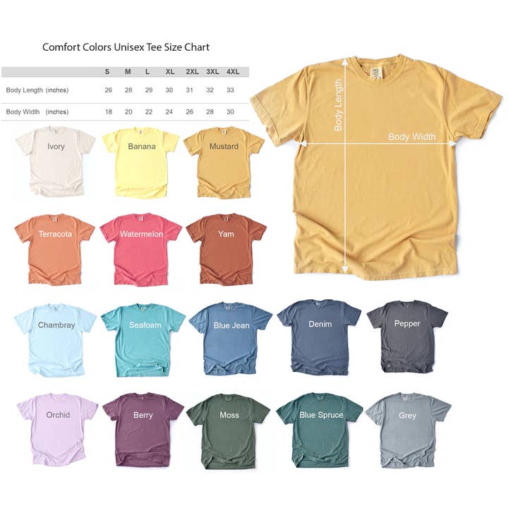 Custom T Story - Wholesale Screen Printed T-Shirt - Women's - Comfort colors Tee, Halloween Shirt, Here for the Boos Shirt3