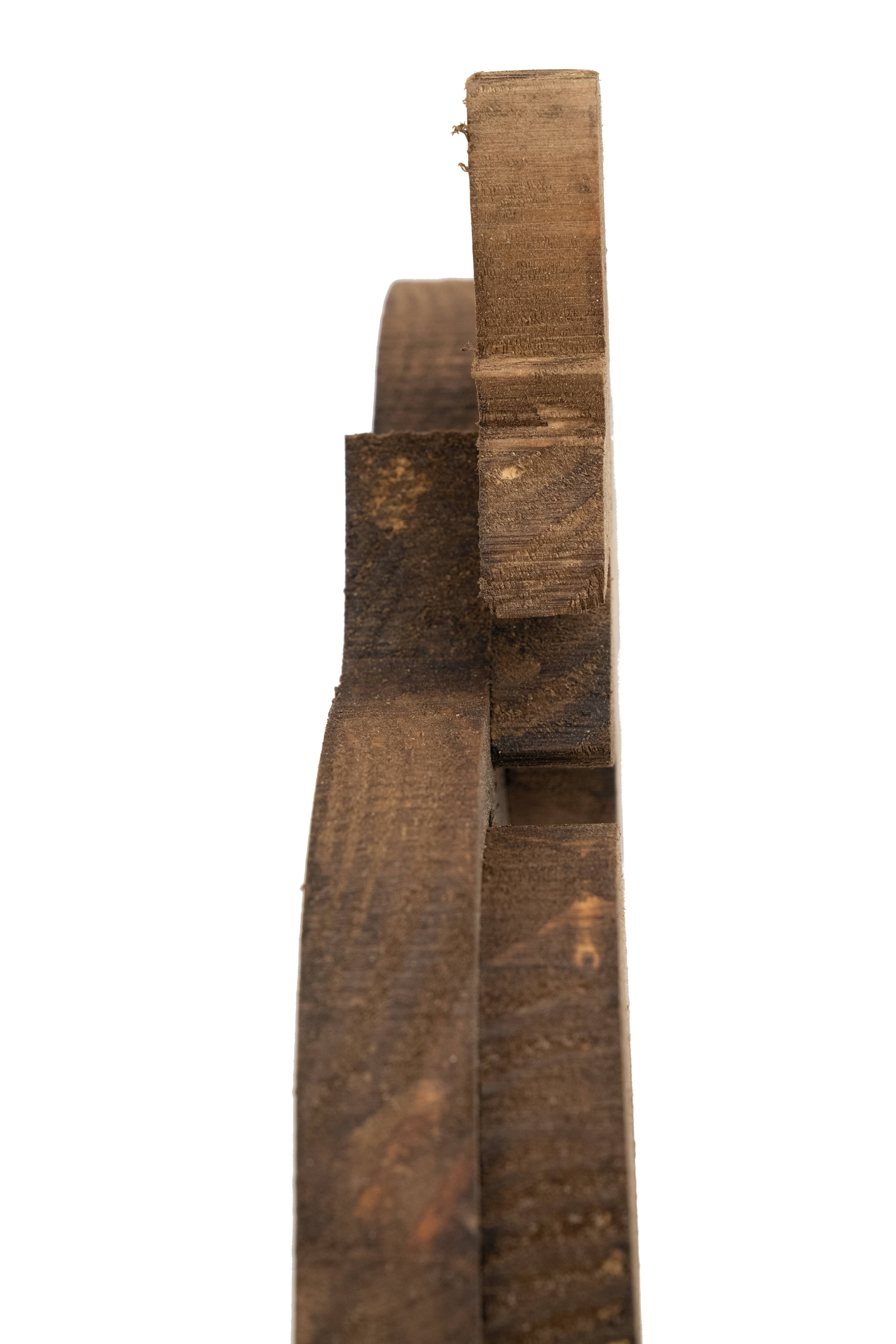 My Amigos Imports – Großhandel 3D-Wandkunst – Jackson Rustic Wandtüraufsatz - gewachstes Braun - 61 x 25 x 5 cm1