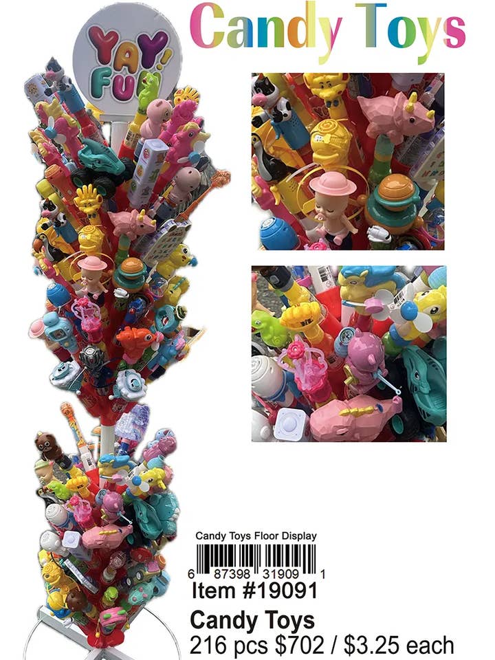 Expositor de Chão para Doces e Brinquedos. por atacado de Puka Creations