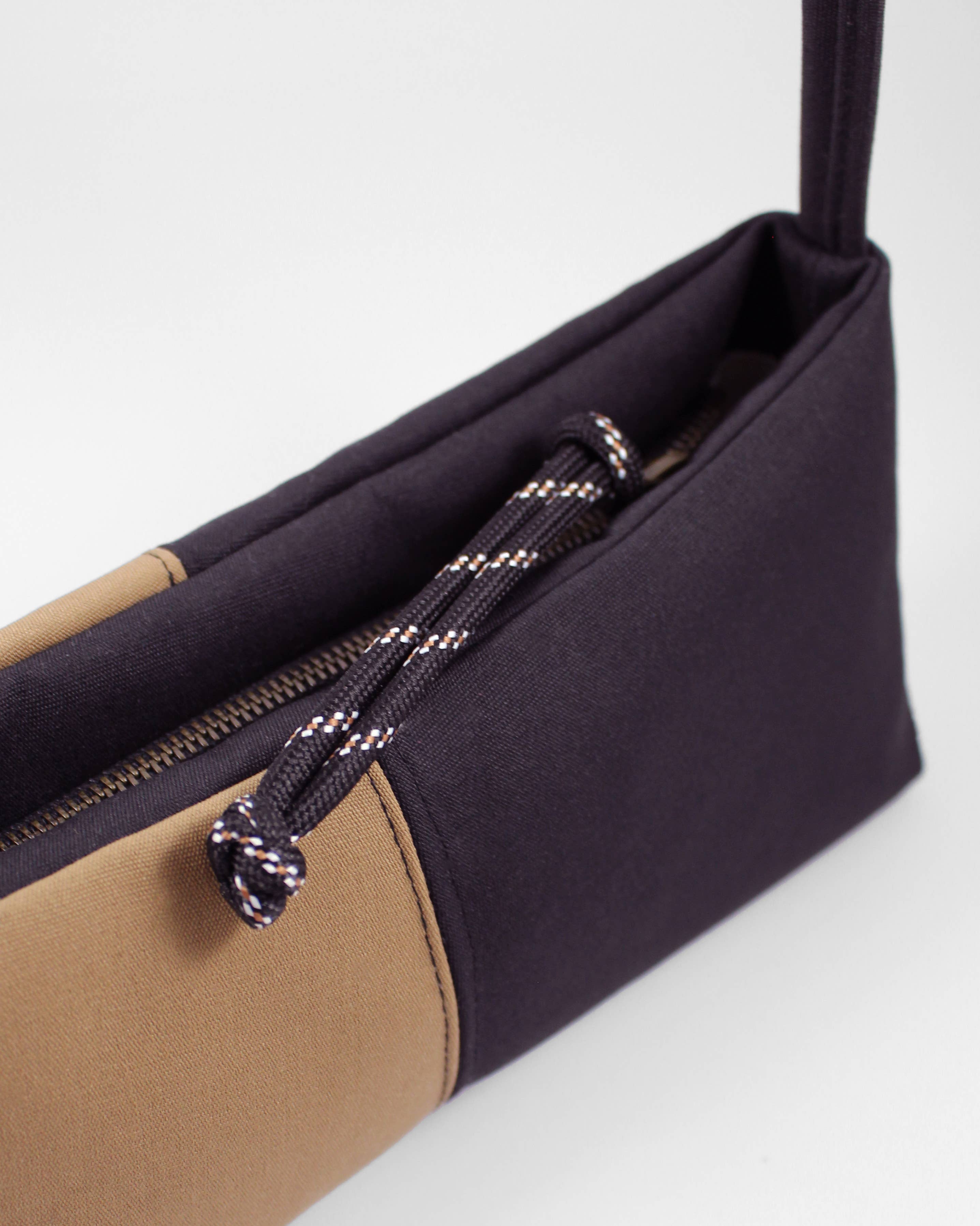 Reliée Studio - Wholesale Shoulder Bag - Women's - Baguette bag in burgundy, taupe or black - Gemma8