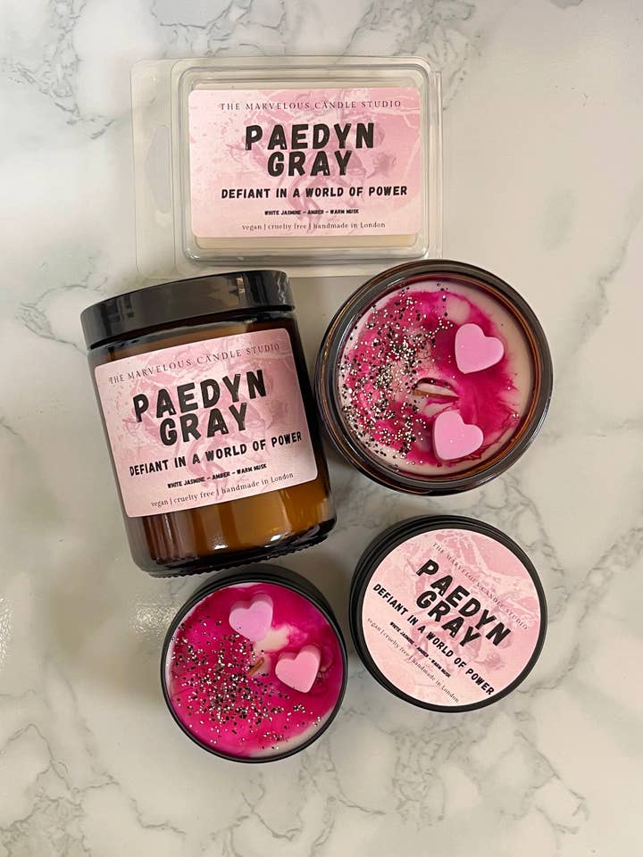 Paedyn Gray Candle | Powerless for wholesale by Marvelous Candle Studio
