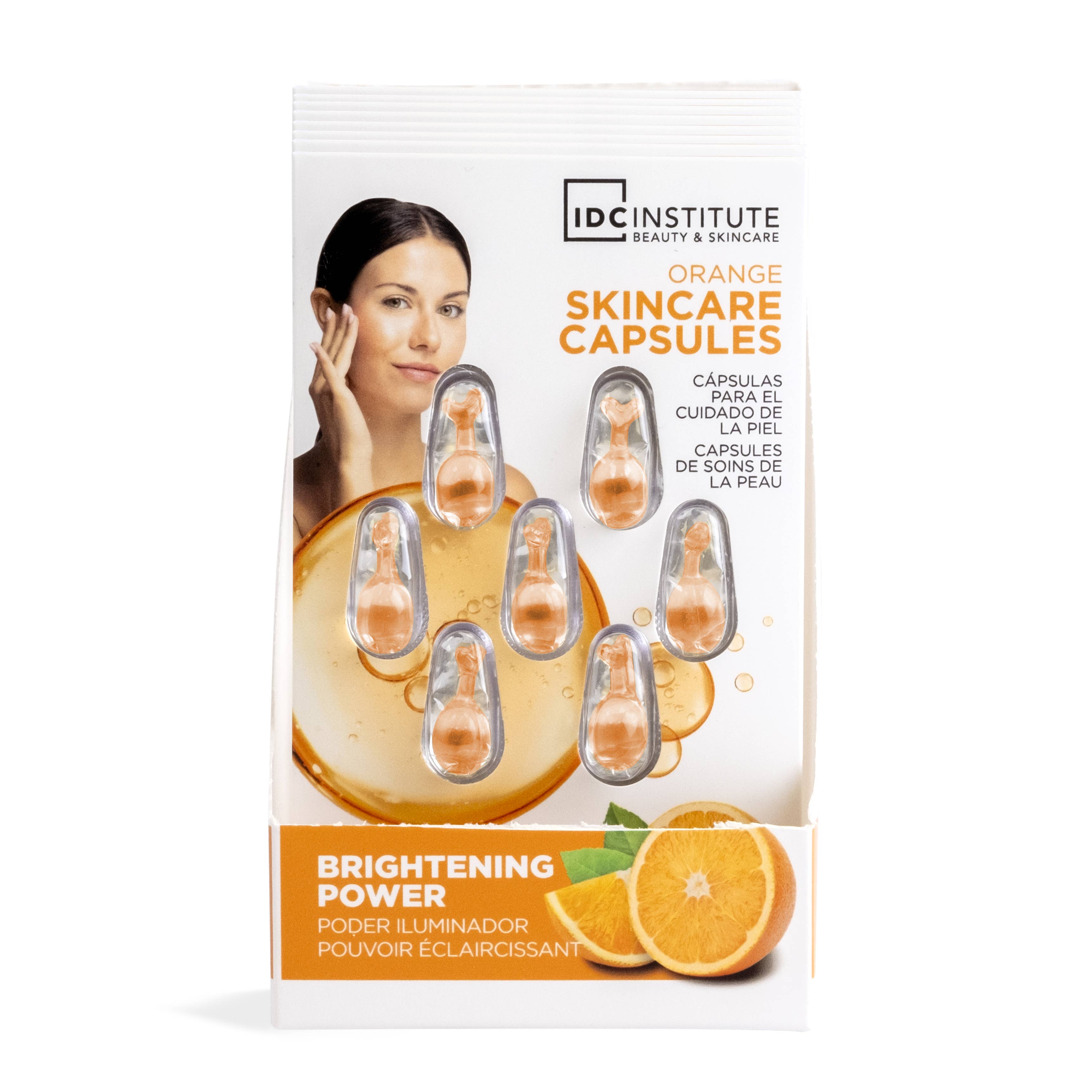 Aquarius Cosmetic SLU - Wholesale Skincare Face Mask - IDC NATURAL ELEMENTS ORANGE SKINCARE CAPSULES3
