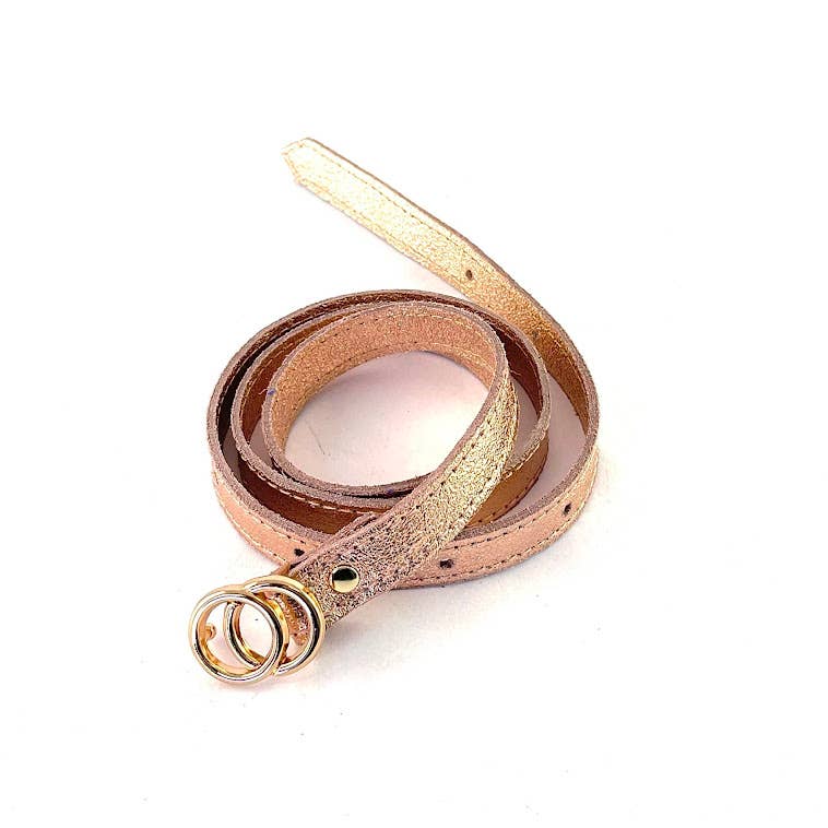 MILANO AMOUR - Vente Ceinture – femme - Ceinture Cross Laminato en cuir véritable10