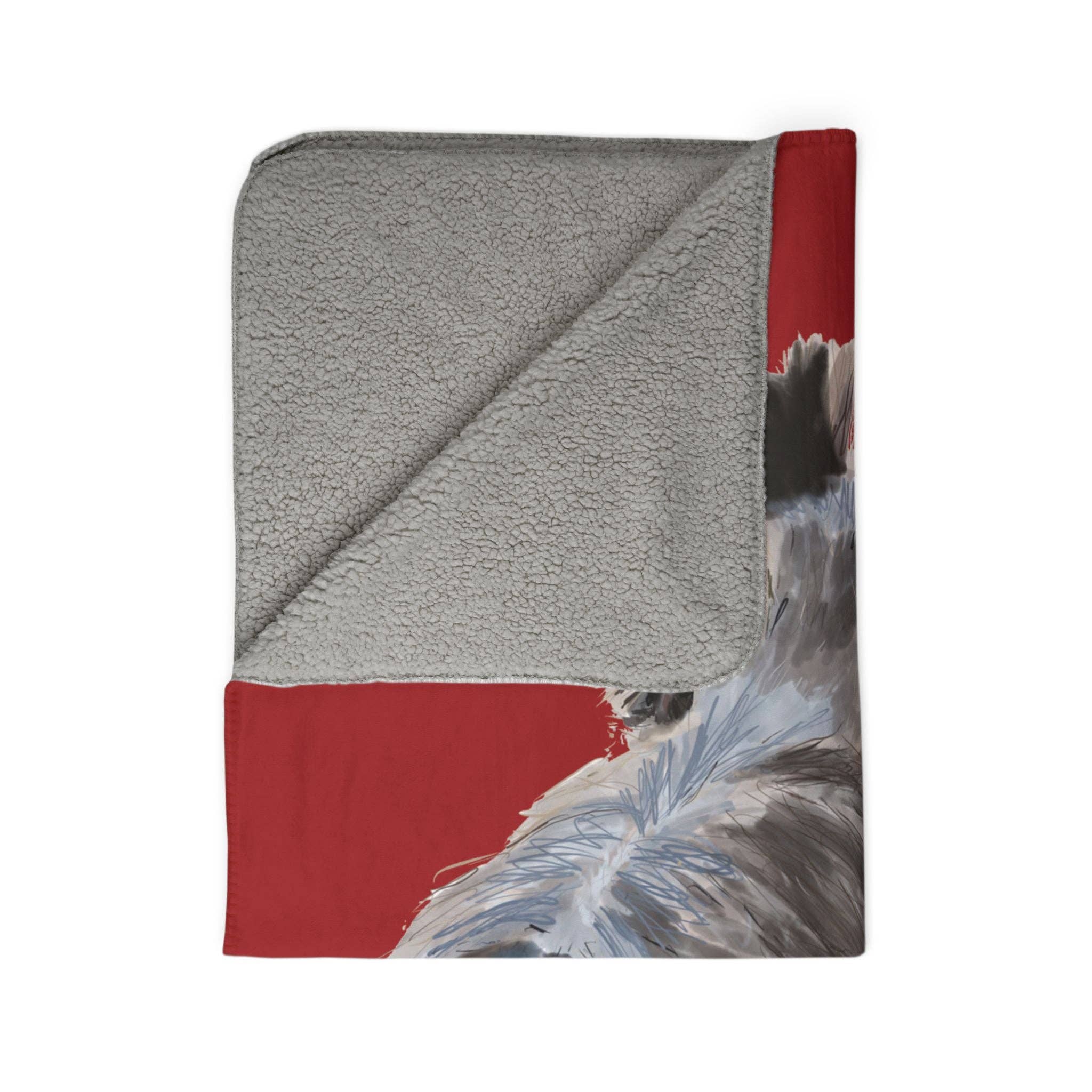 Blue Cava - Wholesale Throw Blanket - Cozy Scottish Terrier Dog Lover Fleece Sherpa Blanket | Pet Gift, Home Decor4