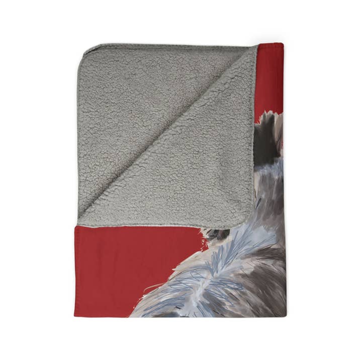 Blue Cava - Wholesale Throw Blanket - Cozy Scottish Terrier Dog Lover Fleece Sherpa Blanket | Pet Gift, Home Decor4