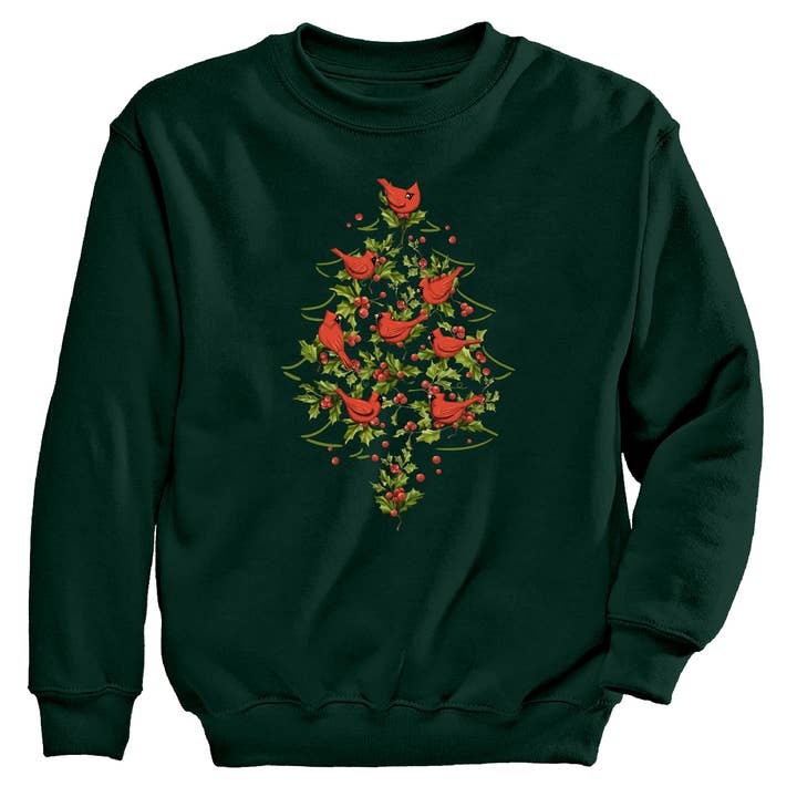 Cardinal Christmas Women's Christmas Sweatshirt for wholesale by Morning Sun