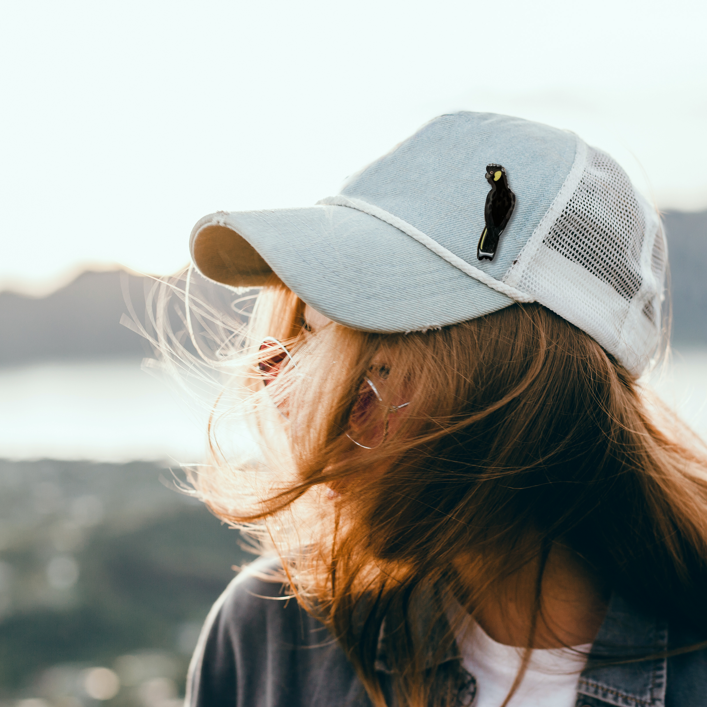 Selatan – wholesale Brosch – Gul-tailed svart kakadua brosch2