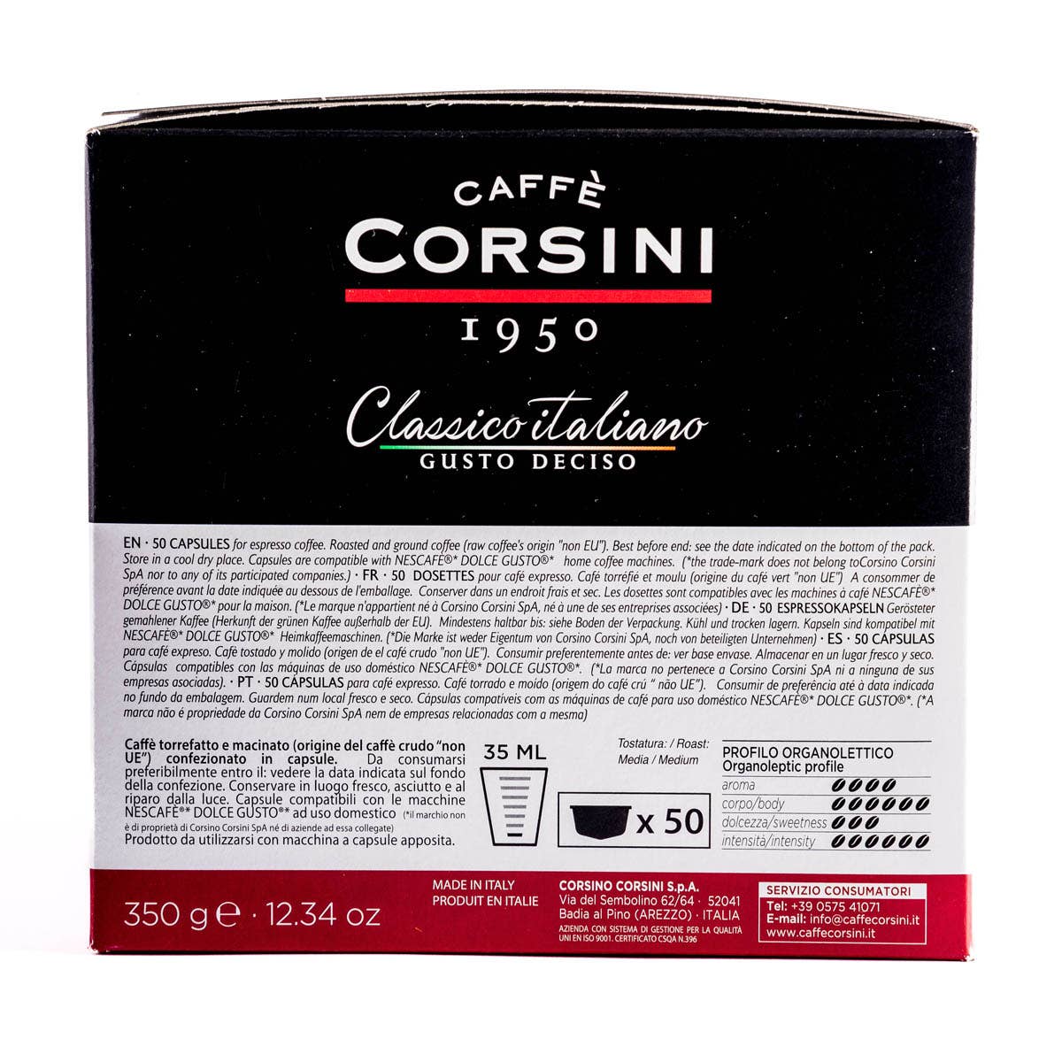 Caffè Corsini - Wholesale Coffee Pods - 50 Dolce Gusto® compatible capsules | Italian classic3