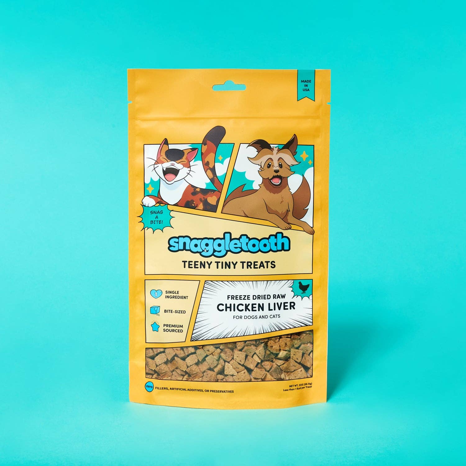Snaggletooth Pets - Wholesale Pet Treats - Dog - Chicken Liver - Freeze Dried Raw Teeny Tiny Treats6