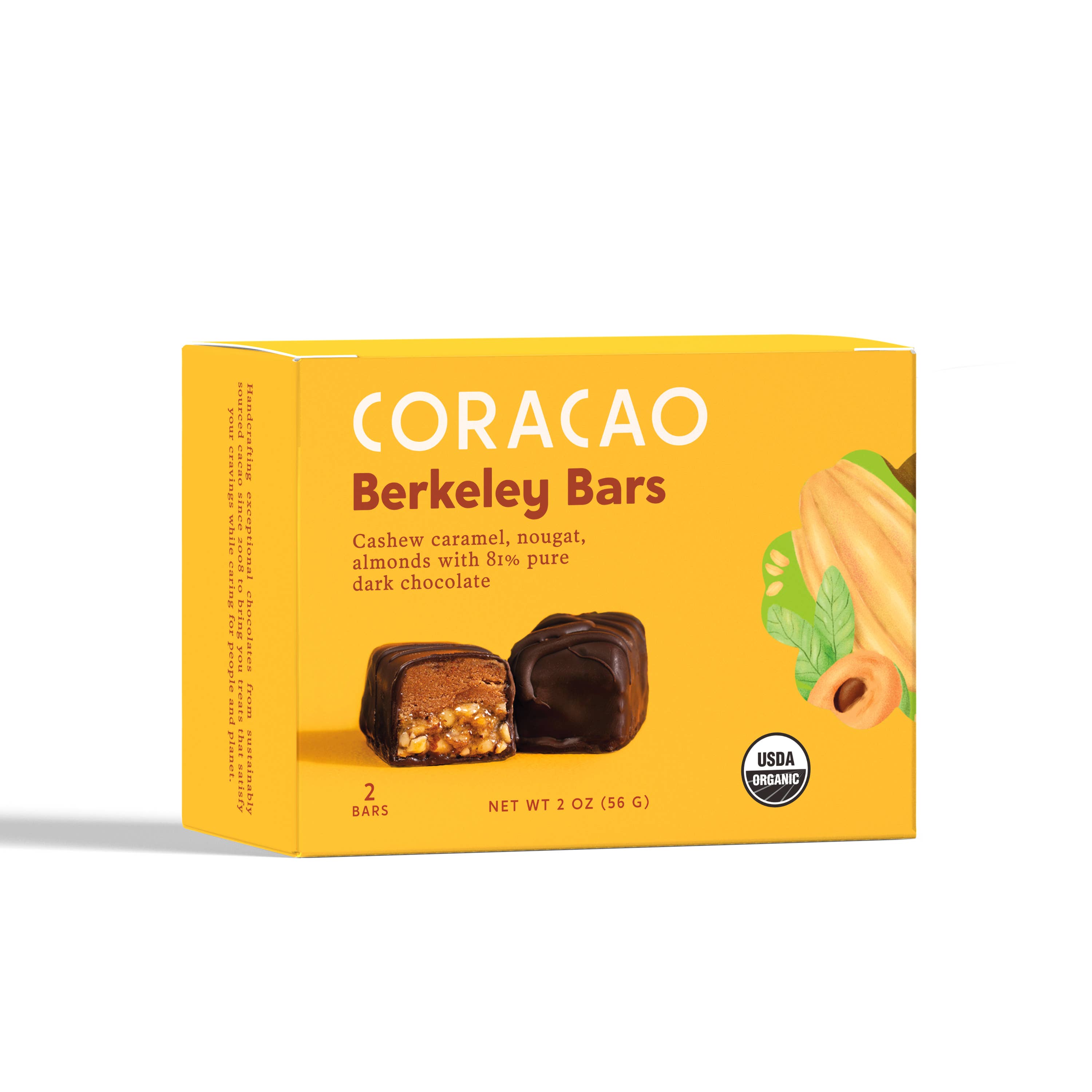 Coracao Chocolate & CACOCO - Wholesale Chocolate Bar - Berkeley Bar 2-Pack
