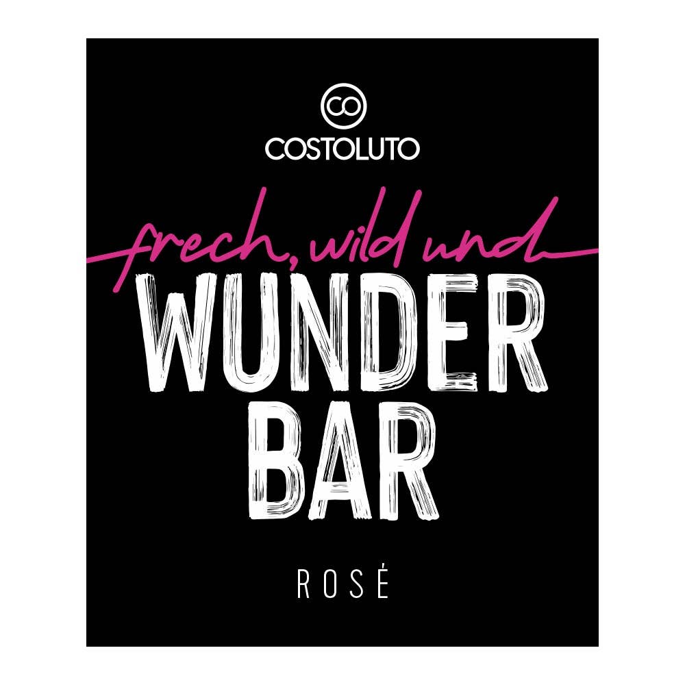 COSTOLUTO - Wholesale Roséwijn - ondeugend, wild en WONDERBAAR / Rosé 750 ml / PU 61
