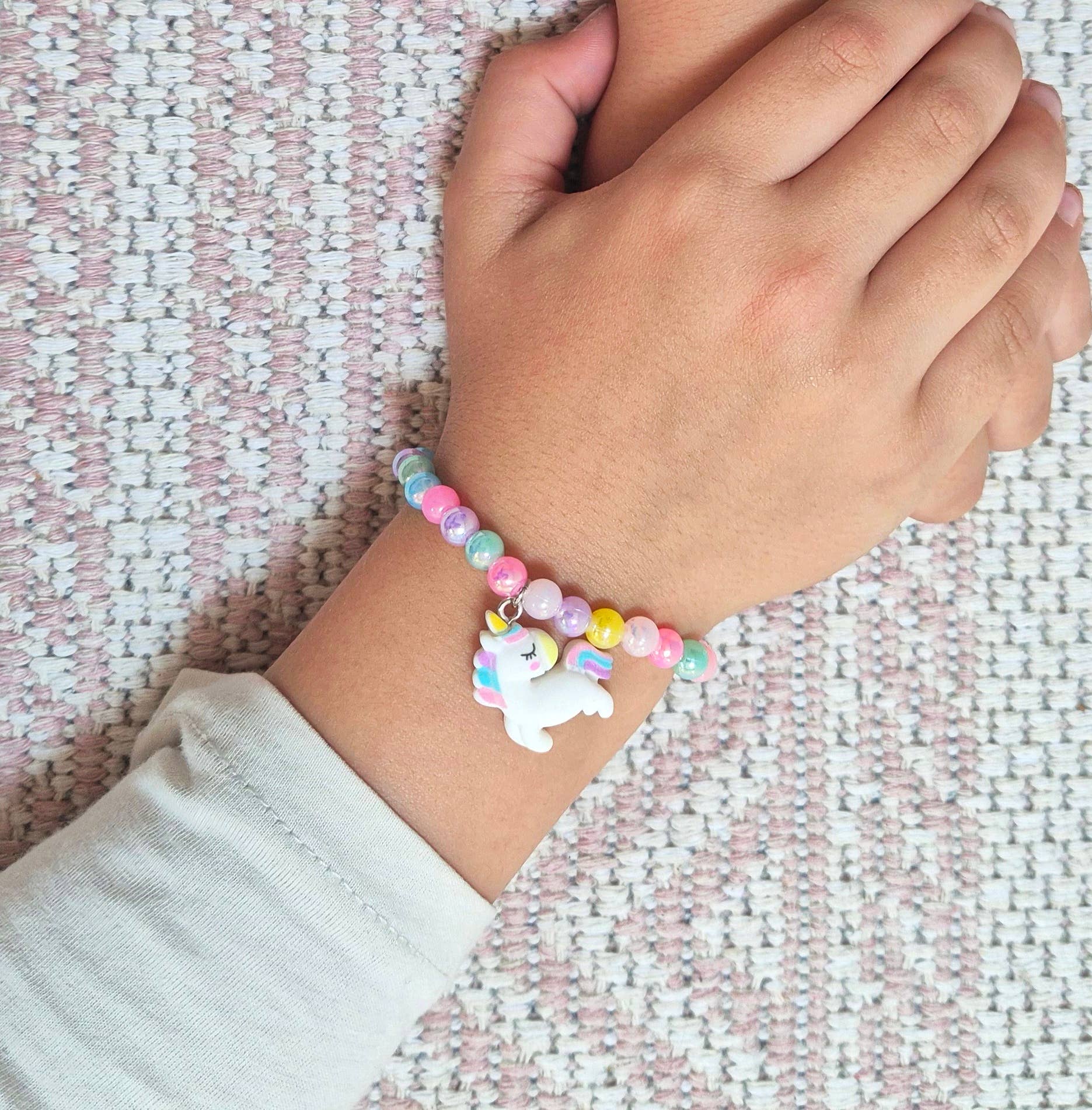 Mini galaxie - Wholesale Beaded Bracelet - Kids - Children's fashion bracelet with multicolored beads - Unicorn1