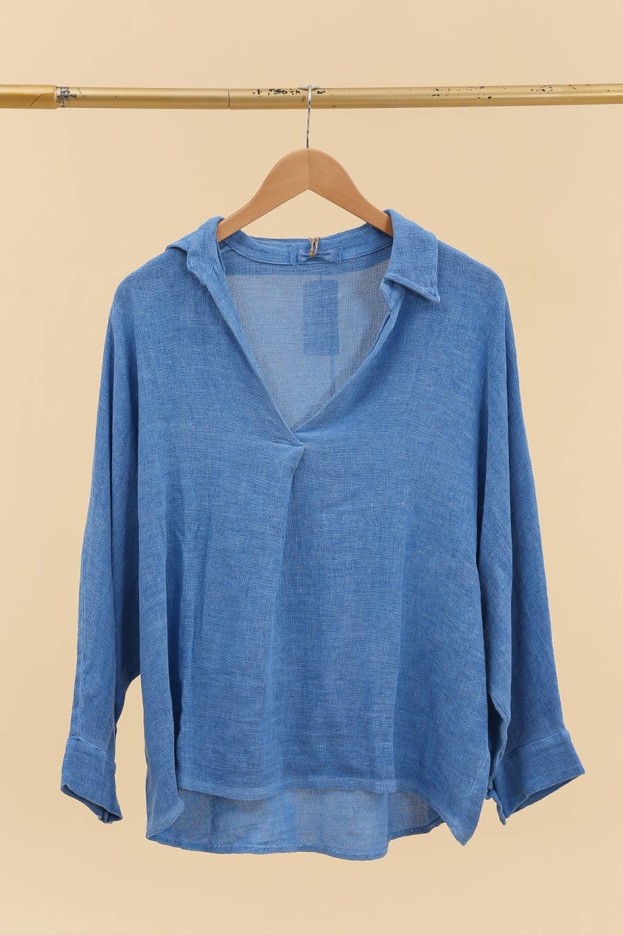 LÉA & LUC - Wholesale Tunic - Women's - Blouse in 50% linen 50% cotton REF. 1007020