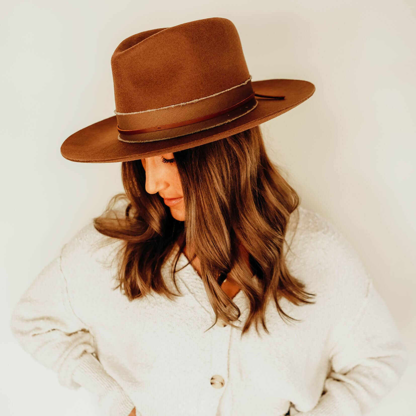 American Hat Makers - Wholesale Fedora - Unisex - Wide Brim Australian Wool Felt - Style Jawa8