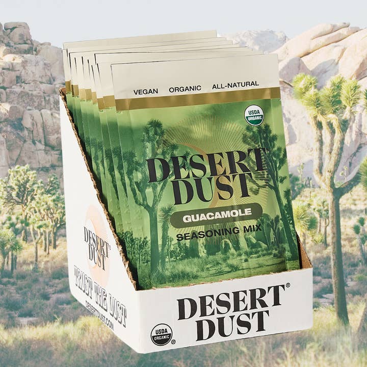 Desert Dust Guacamole Seasoning and other Purchase Wholesale scatole. Free Returns & Net 60 Terms on Faire trending on Faire.