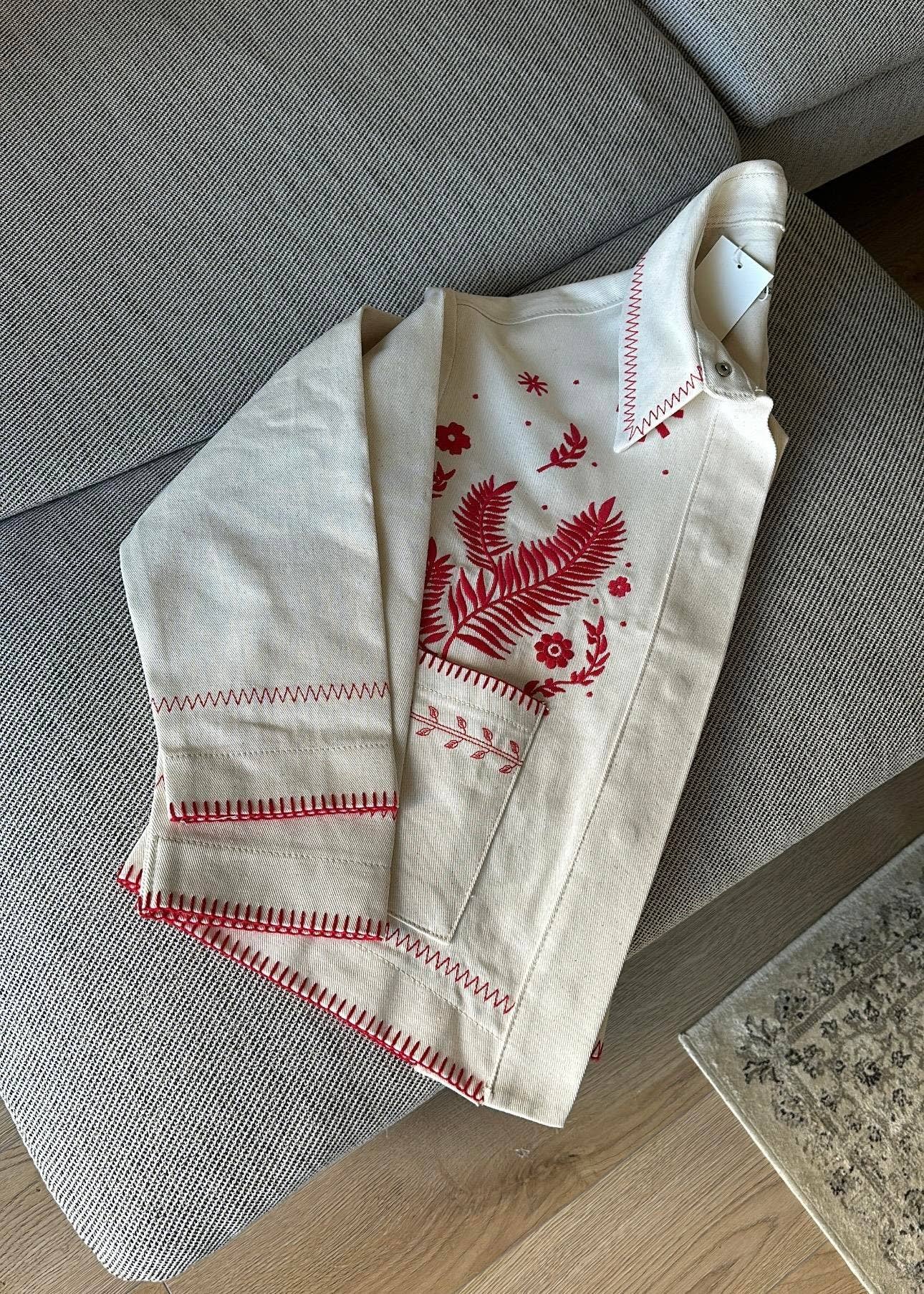 miglo - Wholesale Jacket - Women's - Embroidered Lapel Long Sleeve Jacket – 6 Piece Set

2