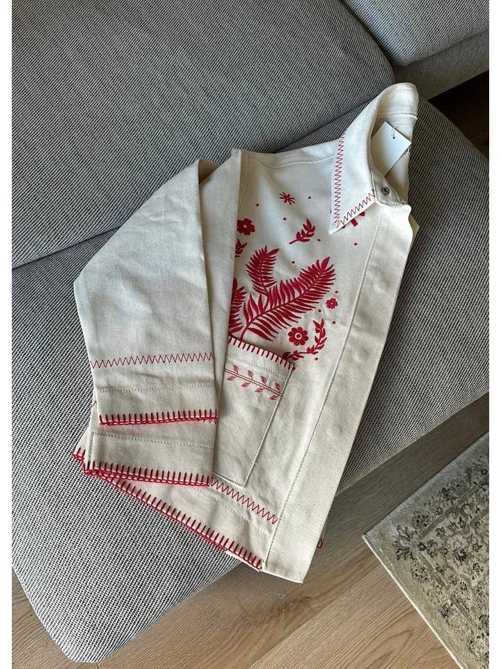 miglo - Wholesale Jacket - Women's - Embroidered Lapel Long Sleeve Jacket – 6 Piece Set
2