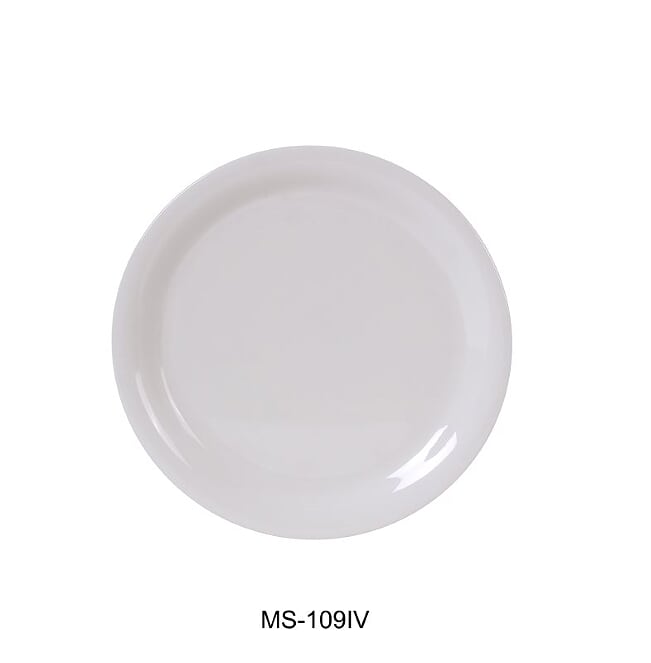 Yanco - Wholesale Dinner Plate - 9" NARROW RIM ROUND PLATE IVORY0