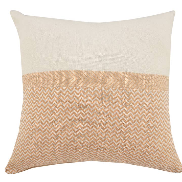 Chevron Chic Color Block Throw Pillow for wholesale by LR Home