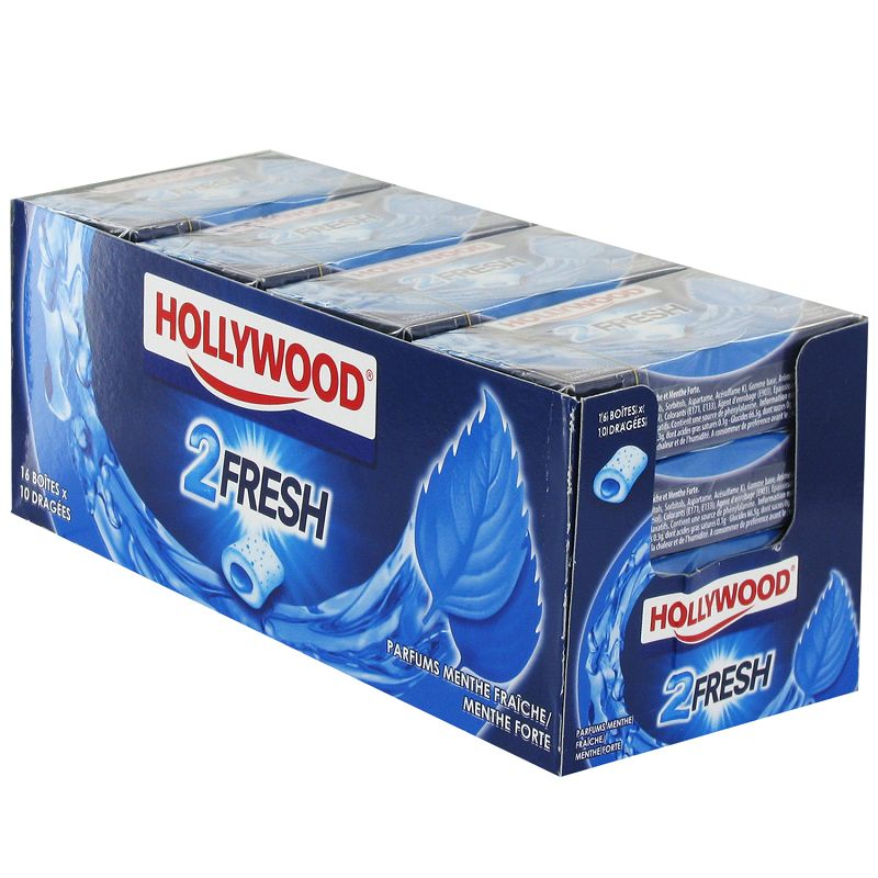 123bonbon - Wholesale Chewing Gum - HOLLYWOOD Chewing Gum 2Fresh - Spearmint2