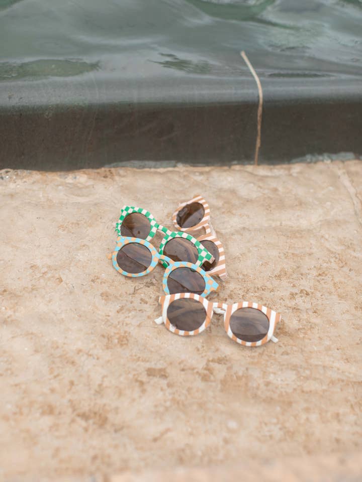 Retro Groovy Toddler Kids Sunglasses for wholesale by Space 46 Wholesale