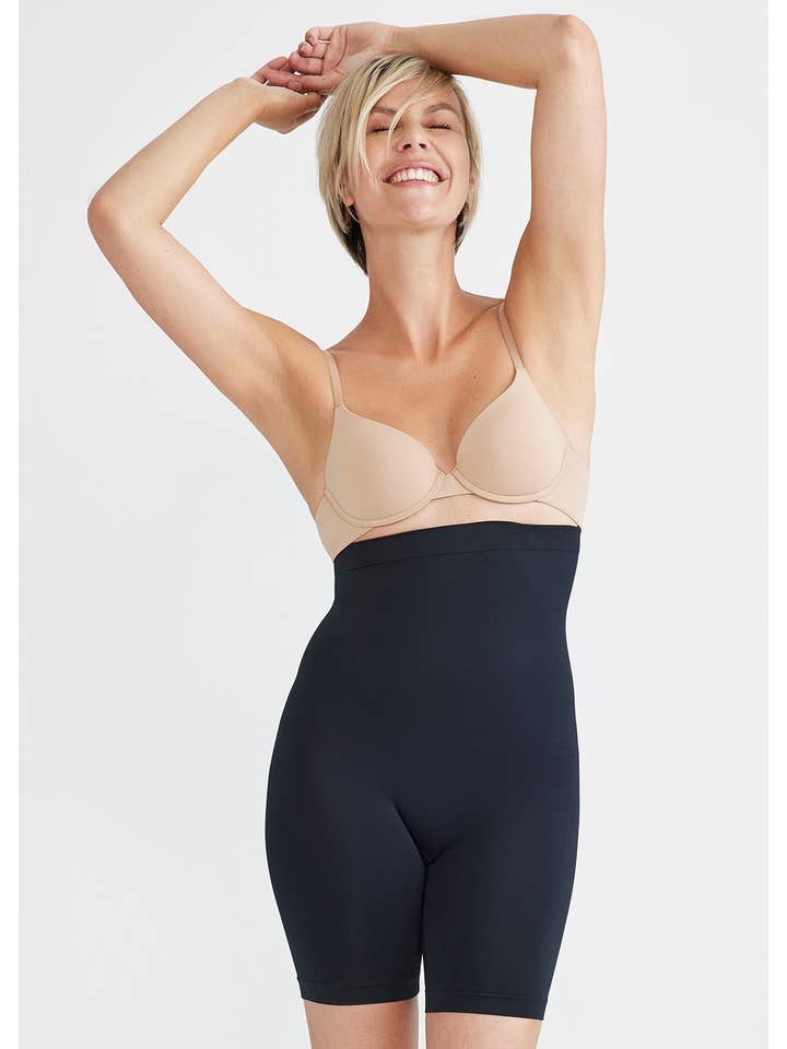 Yummie - Wholesale Shapewear - Women's - Seamless Solutions - High Waist Shapewear Thigh Shaper -Plus