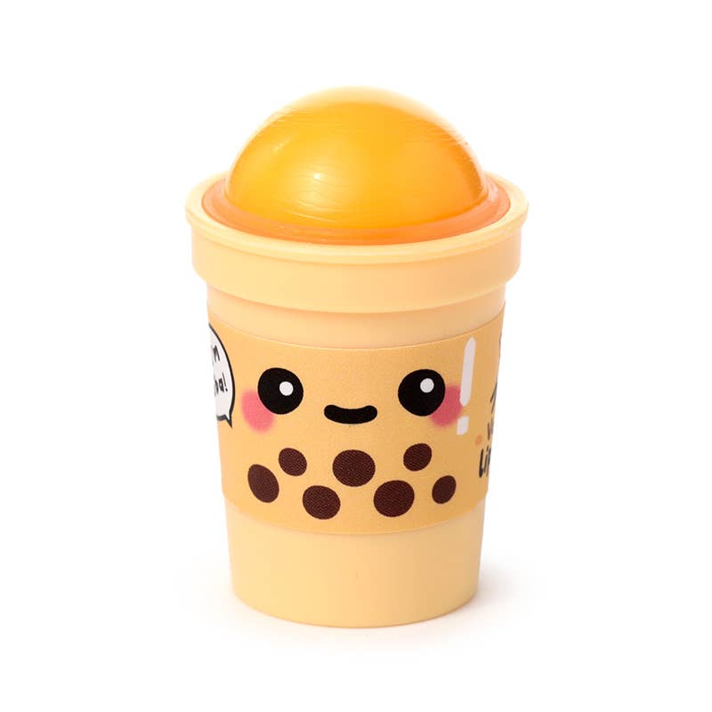 Puckator Ltd – wholesale Lip Balm – Foodiemals Lip Balm in a Bubble Tea Shaped Holder2